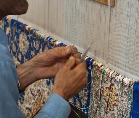 Carpet weaving craftsmanship