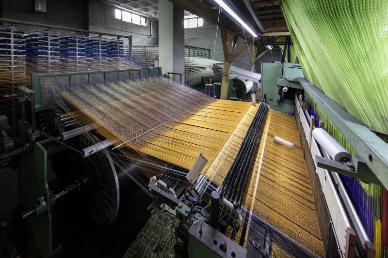 Modern carpet manufacturing facility